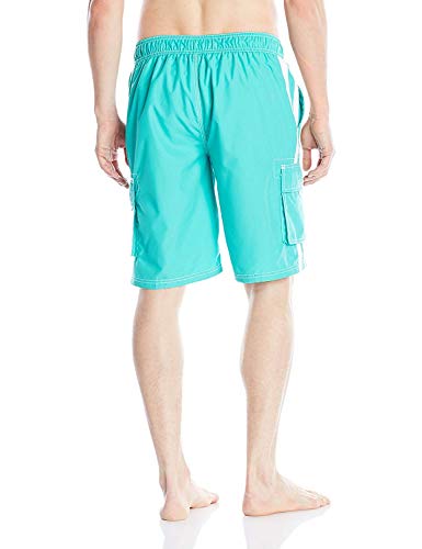 Image of Kanu Surf Men's Big Viper Extended Size Stripe Swim Trunk