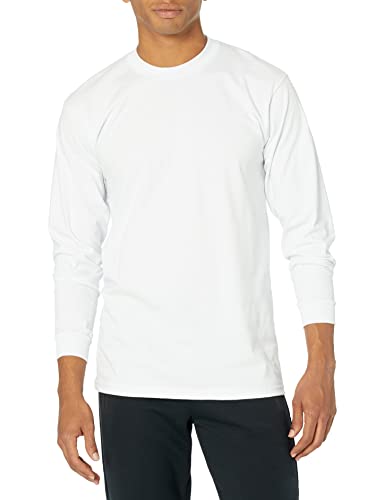 Pro Club Men's Heavyweight Cotton Long Sleeve Crew Neck T-Shirt