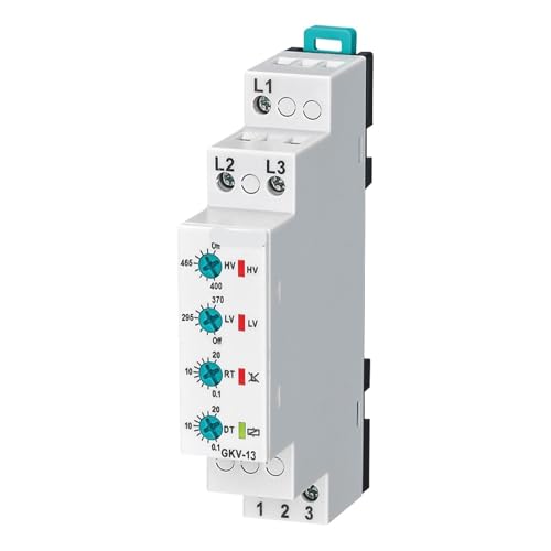 Relé de secuencia de fase GKV-13F automático contra sobretensión en sistemas de 3x380V