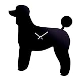 Anzeige: Stunden, Minuten, Sekunde über Rute des Tieres, bewegt sich im Takt zur Sekunde der Uhrzeit