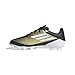 adidas Unisex F50 Club Messi Flexible Ground Sneaker, Gold Metallic/White/Black, 9.5 US Men