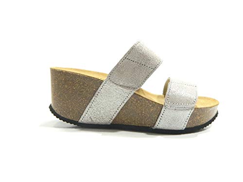 Plantas ELICE Ciabatte Donna BIRK Zeppa Media