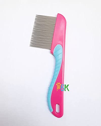 PSK PET MART Amazing Stainless Metal Flea Comb for Pets Grooming Comfortable to Use Dogs, Cats, Rabbit Fur Detangling Tool Flea and Tick Prevention for Animals, Flea Treatment Flea Prevention (B0933H3MDN) Amazon Price History, Amazon Price Tracker