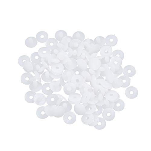 HEALLILY Puppe Gelenke Teddy Gelenke 25 MM Kunststoff Plüschtiere Figuren Marionette Puppe DIY Bastelbedarf Kopf Gliedmaßen Zubehör (Weiß)