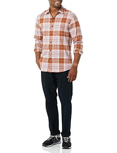 Amazon Essentials Men's Flannel Shirts Long Sleeve, Slim-Fit Button Down Plaid - Image 5