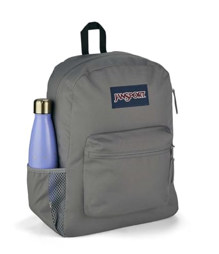Image of JanSport Unisex Cross Town Graphite Grey Polyester Backpack