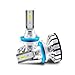 Żarówki samochodowe Led 50W 6000K Xenon White 5000LM Super Bright MINI Design Zestaw do konwersji reflektorów All-In-One z wbudowanym wentylatorem Szybkie chłodzenie Nadaje się do świateł samochodowyc
