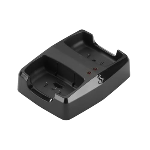 Image of Cobra ACXT 1000 Dock Charging Station for 2 Walkie Talkies with UBS Charging Cable - Dual Desktop Portable Charger, Compatible with AXCT1035R Rugged Outdoor Models