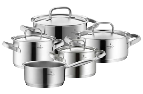 WMF Gourmet Plus - Batería de Cocina 5 Piezas, Acero Inoxidable Apto para...