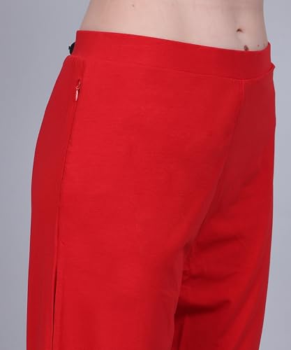 Image of Women's Cotton Light Weight Comfortable, Stretchable, Breathable & Soft Pant Style Jeggings