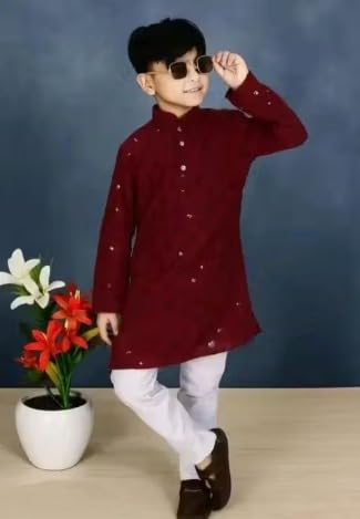 Cotton Kurta Set,_boys ethnic dress_sherwani for kids_dhoti kurta kids_traditional dresses for Babyboy and kid|i,R-image-0