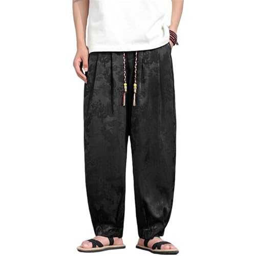 Pantalon jacquard soie glacée homme pour éviter la chaleur avec style