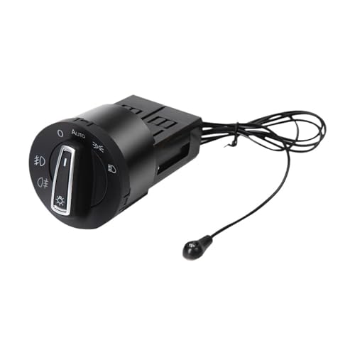 Interrupteur de phares automatique 3BD941531 commande d'éclairage compatible avec Volkswagen