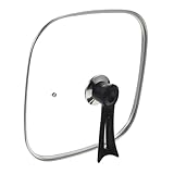 BESPORTBLE Tapa de Vidrio Cuadrada para Olla Eléctrica Mango Práctico Resistente al Calor Cubierta Multifuncional para Cocina Diaria Hogares y Restaurantes