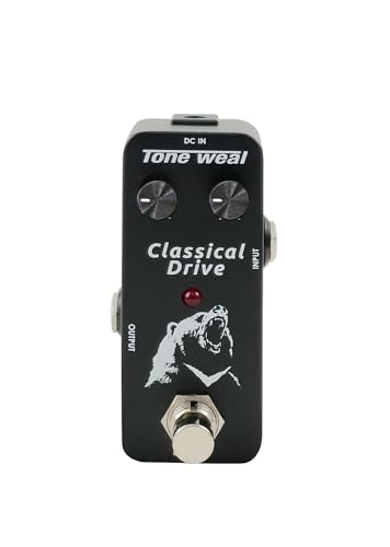 台湾でデザイン/製造、MINIペダルシリーズの一部 クラシックドライブミニペダル - ヴィンテージオーバードライブ、トゥルーバイパス、アナログ回路、ドライブ&レベルコントロール、コンパクトデザイン