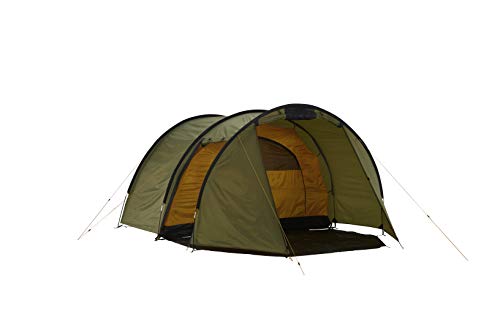 Grand Canyon Robson 4 - Tenda a Tunnel per 4 Persone | Ultraleggera, Impermeabile, di Piccole Dimensioni | Tenda per Il Trekking, Campeggio, all'aperto | Capulet Olive (Verde)