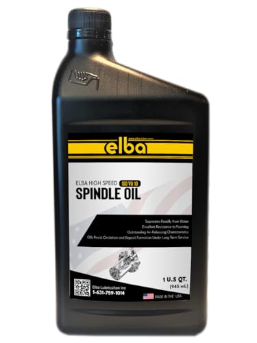 Elba High Speed Spindle Oil 10 | ISO VG 10 | Premium Ulta Clean Spindle Lubricant for High Speed...