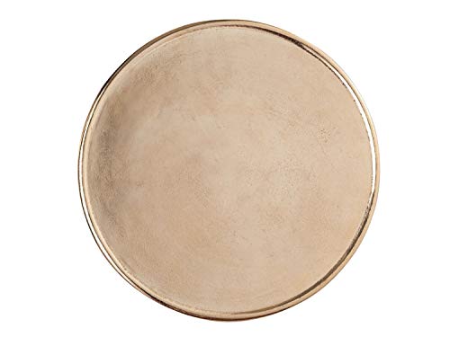 casamia Dekotisch Metall Beistelltisch ø 40 x 45 cm rund Kairo Silber o. Gold Aluminium Orientalisch Farbe Gold – Bild 3