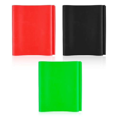 Theraband, 3 Stück Widerstandsbänder Set Latexfreie Übungsbänder Professionelle Widerstandsbänder für Core Exercise Pilates Home und Reha