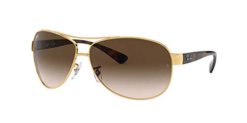 Ray-Ban 0RB3386 001/13 63 Occhiali da Sole, Oro (Arista/Brown Gradient), Uomo