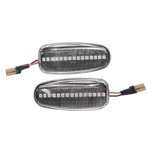Clignotant LED pour Benz W210 W202 CLK W208 SLK R170 feux de position latéraux cristal 2PCS