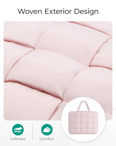 Funda protectora para portátil impermeable BAGSMART con acolchado anticaídas y bolsillo interior 3