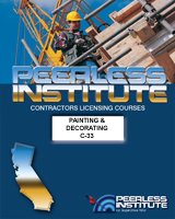 Paperback Peerless California Contractor's Licensing Exam Study Guide C-33 Painting and Decorating Book