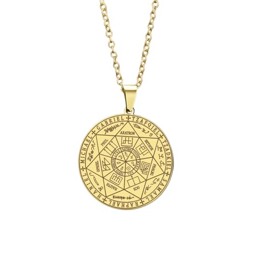 Pendentif collier Surnaturel pour hommes avec amulette talisman protecteur spirituel