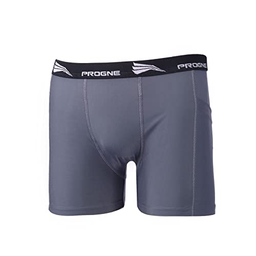 PROGNE SPORTS COM Bolso, Cueca Masculino, Cinza (Grey), M
