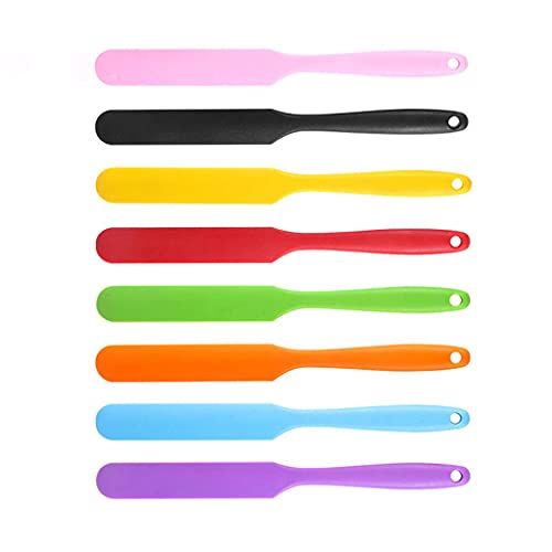 Espátulas de mantequilla y crema para tartas, espátula de mezcla de masa antiadherente, espátula de silicona flexible para remover silicona epoxi