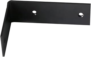 Uonlytech Tripod Black Shelves Stainless Shelf Metal Wall Shelves Steel Shelf Supports Metal Shelving Heavy Duty L Shaped Shelf Bracket Practical Shelf Bracket Wall Mounted Shelf Bracket Pin