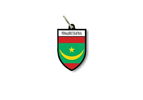 Porte cles clefs cle Drapeau Collection Ville Blason Mauritanie mauritanien