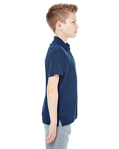 UltraClub Youth Cool & Dry Mesh Piqué Polo S NAVY2