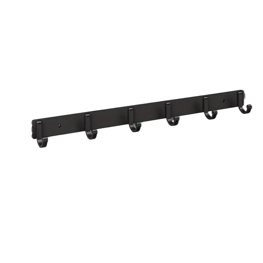 zhangrui1888 Coat Rack Shelf Wall Mounted Aluminum Wall Mounted Coat Hook, Hanging, Line, Punching, Storage Rack, Towel, Hanger, Organizer, 1Pc