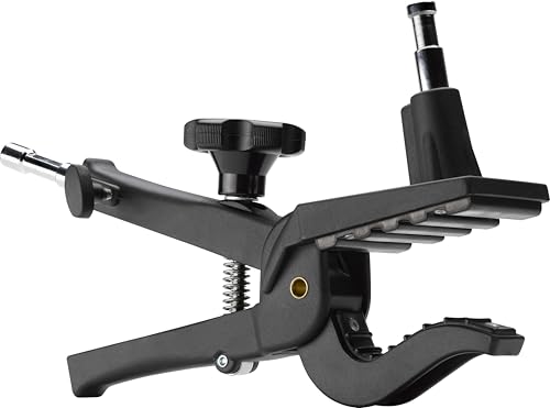 Kupo Large Gaffer Grip with Adjustable Jaw Clamp, Variable Tension Control and Removable 5/8" Baby Pin for Photography and Video Rigging (KG500511)