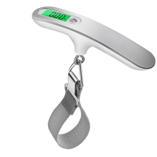 Portable Digital Luggage Scale - 50kg Capacity (No Battery Includ...