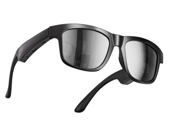 AI Smart Glasses for Men & Women with ChatGPT, Bluetooth Glasses with 164 Languages Translation,AI Voice Assistant, Music & Hands-Free Calls, Travel, Meeting, Business and Sports (Black)-image-25