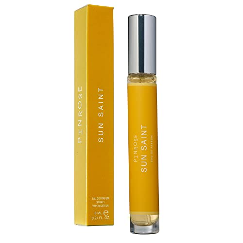 Pinrose Perfumes Sun Saint - Eau De Parfum Fragrance Travel Spray For Women - Vegan, Cruelty-Free, & Hypoallergenic Scent W/ Essential Oils - Notes Of Lime, Sea Salt, Coconut Wood, Sandalwood & Musk #TOP1