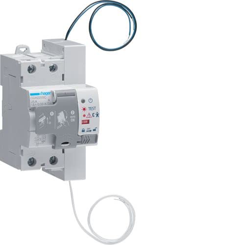 Interrupteur différentiel rearmable CDA263SC HAGER 2 x 63 A 30 mA