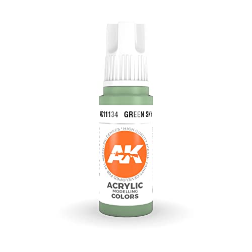 Green Sky 17ml AK Interactive acrylique modélisme figurine flacon