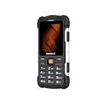 Hammer H Forge Telefono cellulare da esterno senza contratto, 32 GB, batteria da 2300 mAh, display TFT da 2,4", torcia, IP68, radio FM, jack da 3,5 mm, 2 MP, USB-C, doppia SIM, antipolvere