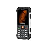 Hammer H Forge 2G Teléfono móvil para Exteriores sin Contrato, 32 GB, batería de 2300 mAh, Linterna, IP68, Radio FM, Conector de 3,5 mm, 2 MP, USB-C, Dual-SIM, Resistente al Polvo