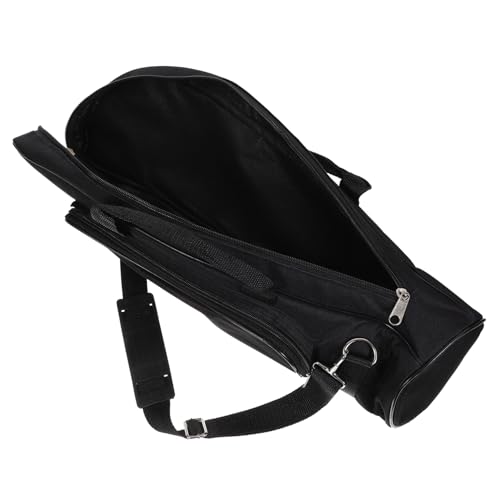 KAILIKETIY ポータブルトランペットケース 耐摩耗性オックスフォード生地 使用 黒 ハンドルとショルダーストラップ付き 楽器収納 ギグバッグ 耐衝撃設計