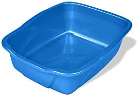Van Ness Pets Extra Small Open Cat Litter Box, Kitten/Rabbit Size, Blue, CP0