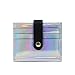 RARITYUS Women Shiny Wallet Holographic Bifold Leather Small Card Holder Coin Change Wallet Clutch Purse
