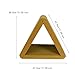 Baoblaze Triangle Scratcher Multipurpose Triangle Cat Scratching Board Scratch Pad for Sleeping Climbing Resting