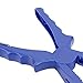 EVTSCAN Fishing Pliers ABS Clamp Grip Gear Control Tool Accessory for Fishermen (Blue)