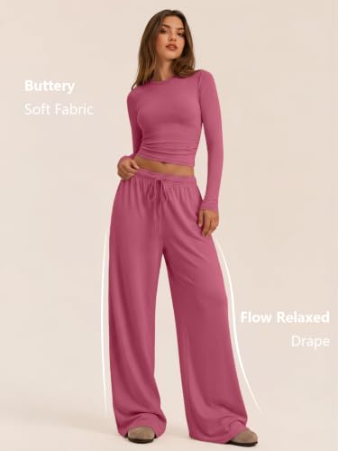 Image of Trendy Queen Women's 2 Piece 2026 Fall Fashion Lounge Set with Pockets