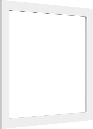 Vista 249 de Ekena Millwork Panel de pared decorativo Prescott de 34 pulgadas de ancho x 16 pulgadas de alto x 3/8 pulgadas de alto (dos piezas)