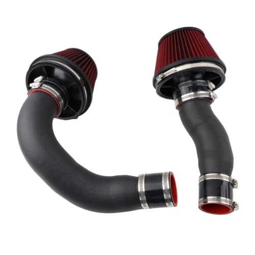 Kit admission d'air froid double 3" avec filtre 6" pour C7 4.0T